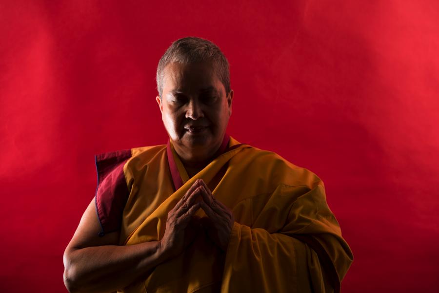 Una monja budista en Nicaragua