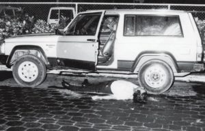 Dos balazos silenciosos en la base del cráneo acabaron con la vida de Bermúdez el 16 de febrero de 1991.