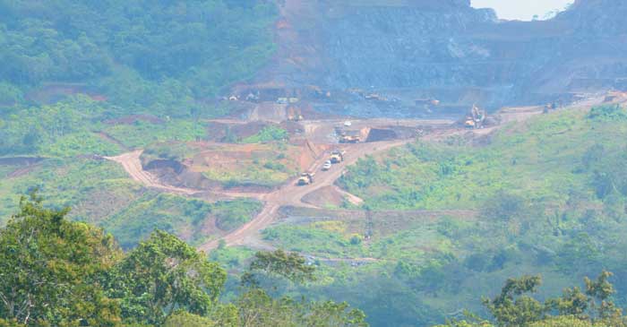 Los efectos de la minería se notan en el paisaje de Chontales