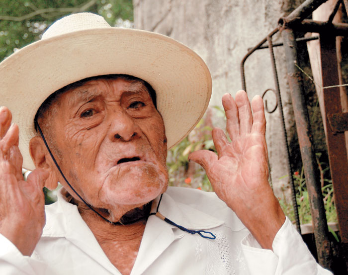 Ruperto Hernández, el hombre más viejo de Nicaragua