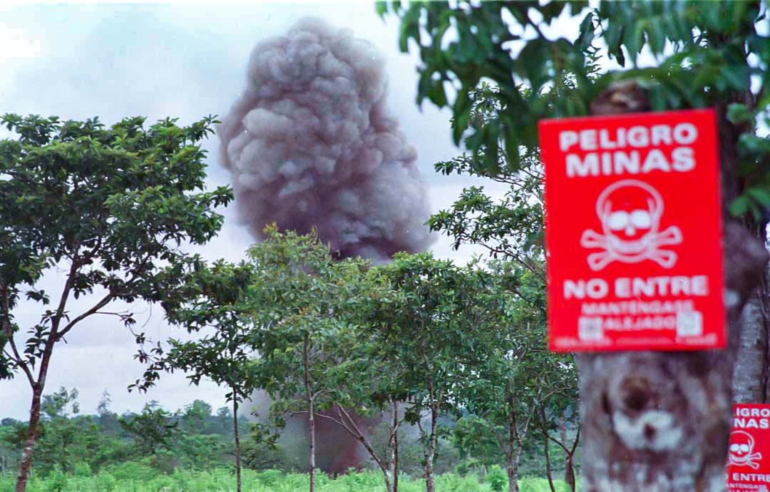 desminado en Nicaragua