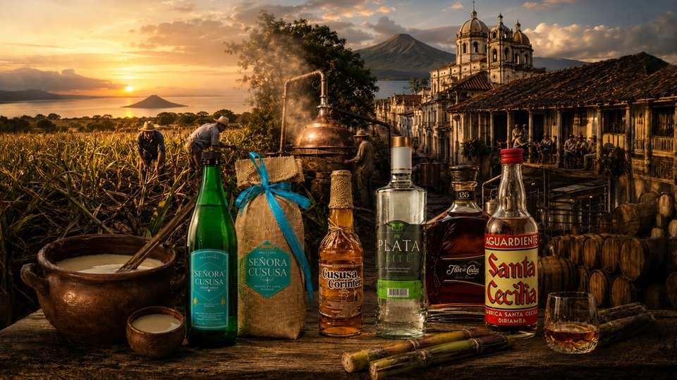 Entre la chicha de maíz y el exquisito Flor de Caña hay un largo recorrido histórico de las bebidas alcohólicas que han acompañado las fiestas y las parrandas de los nicaragüenses. FOTO/ ARTE/ IA
