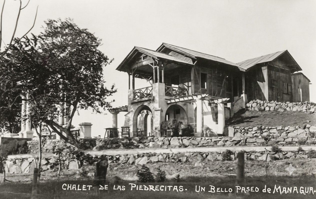 El ingeniero suizo Pablo Dambach diseñó el chalet de estilo europeo en la cima del parque Las Piedrecitas. LA PRENSA / ARCHIVO REDES
